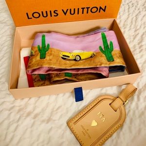 Louis Vuitton Desperado Silk Bandeau Alex Israel